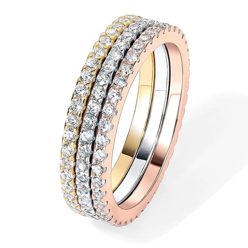 Anel de moda feminina de diamante