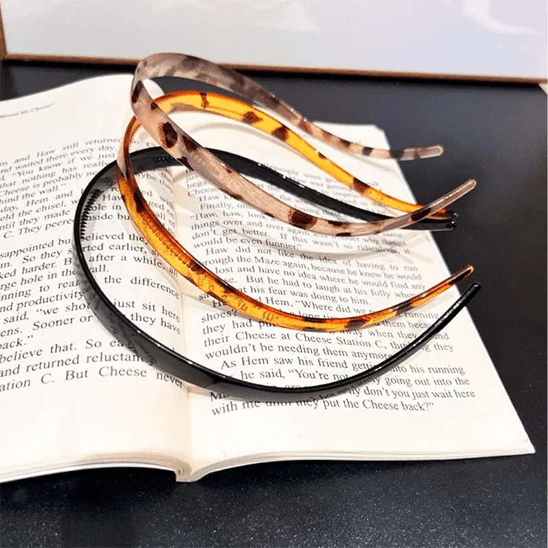 Óculos flexíveis com design de perna para mulheres tiaras de plástico